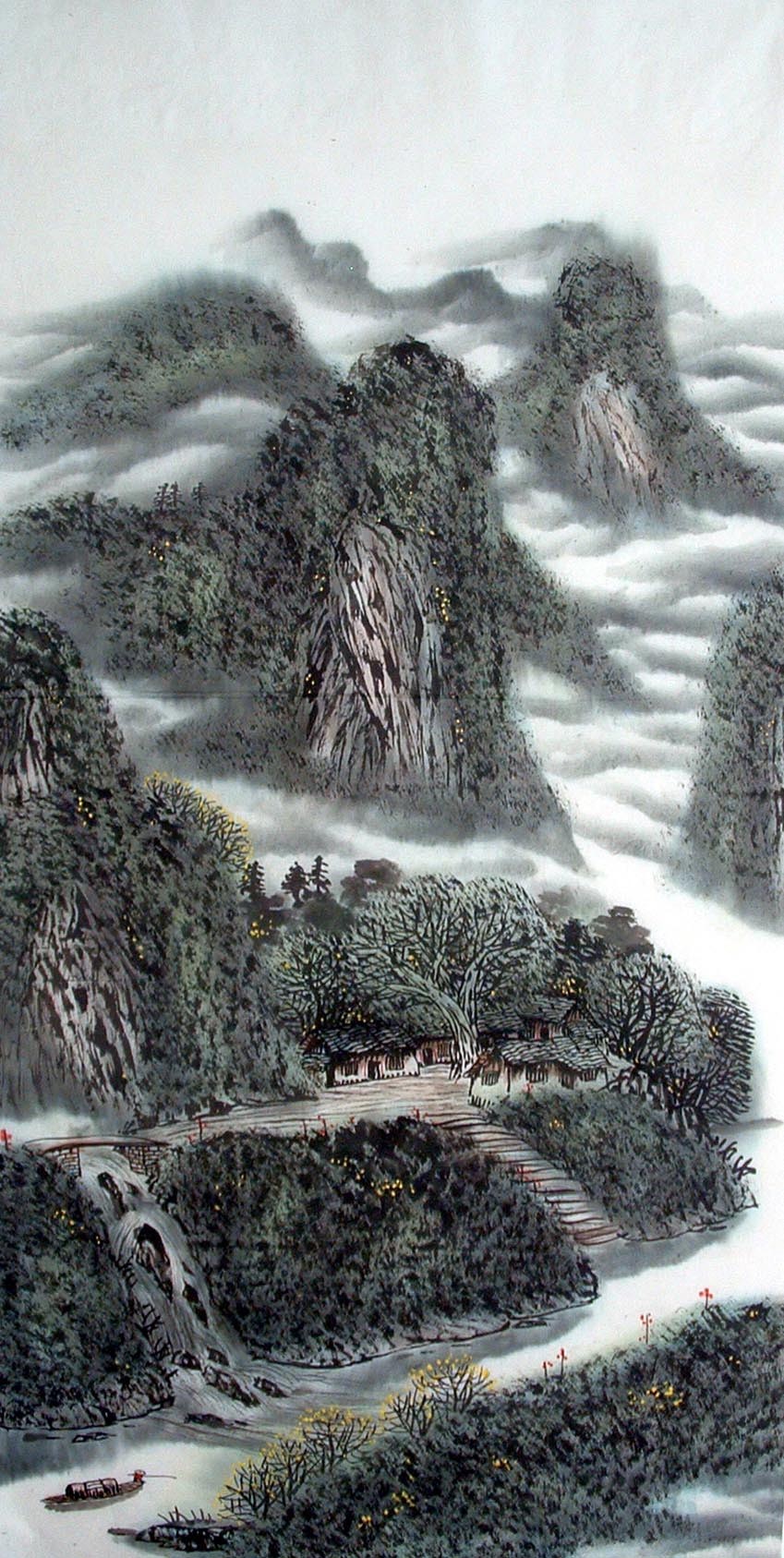 Chinese Landscape Painting - CNAG014403