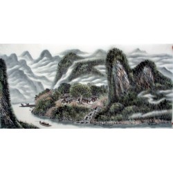 Chinese Landscape Painting - CNAG014404