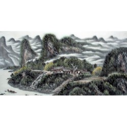 Chinese Landscape Painting - CNAG014405