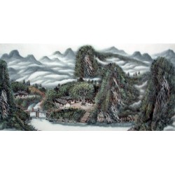 Chinese Landscape Painting - CNAG014406