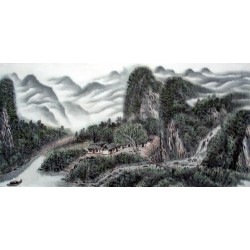 Chinese Landscape Painting - CNAG014409