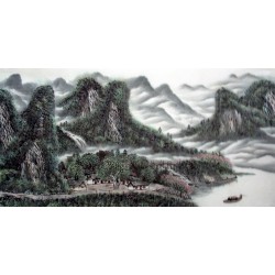 Chinese Landscape Painting - CNAG014410