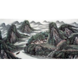 Chinese Landscape Painting - CNAG014411
