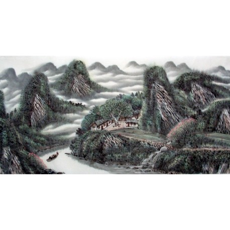 Chinese Landscape Painting - CNAG014411