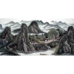 Chinese Landscape Painting - CNAG014412