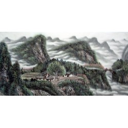 Chinese Landscape Painting - CNAG014414