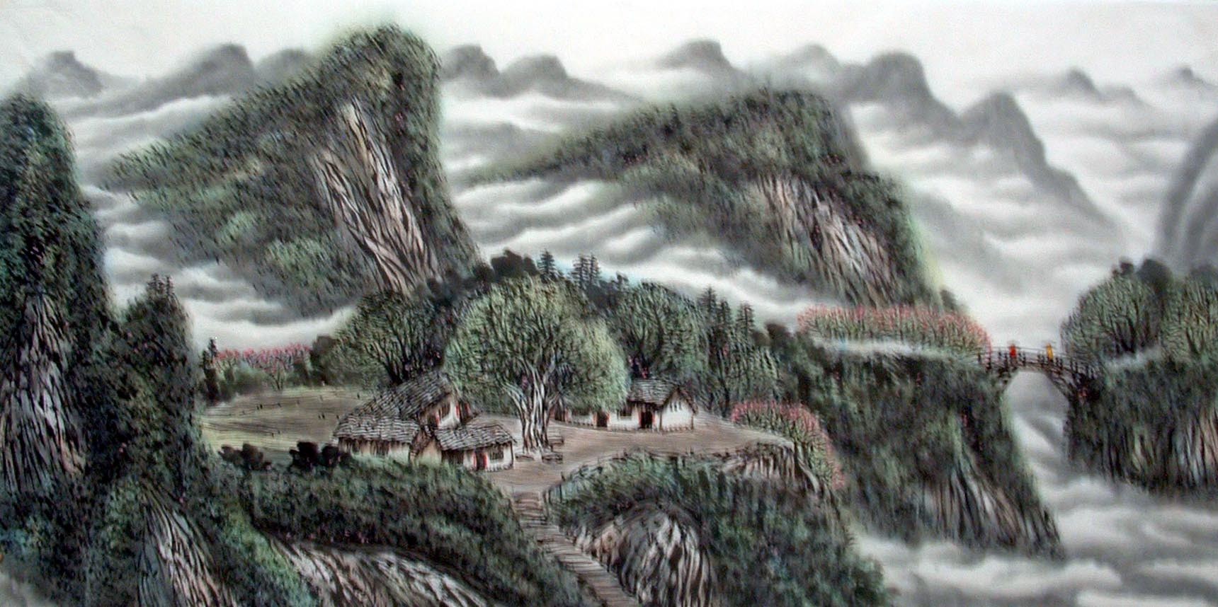 Chinese Landscape Painting - CNAG014414