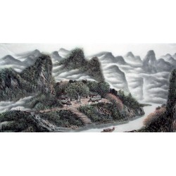 Chinese Landscape Painting - CNAG014415