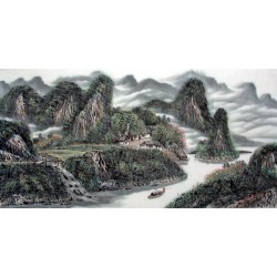 Chinese Landscape Painting - CNAG014417
