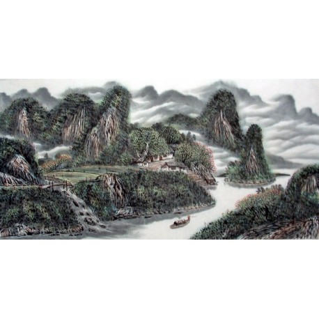 Chinese Landscape Painting - CNAG014417