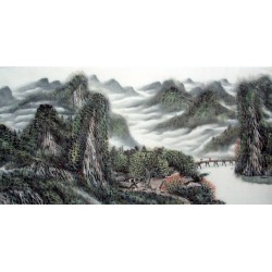 Chinese Landscape Painting - CNAG014419