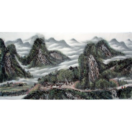 Chinese Landscape Painting - CNAG014420