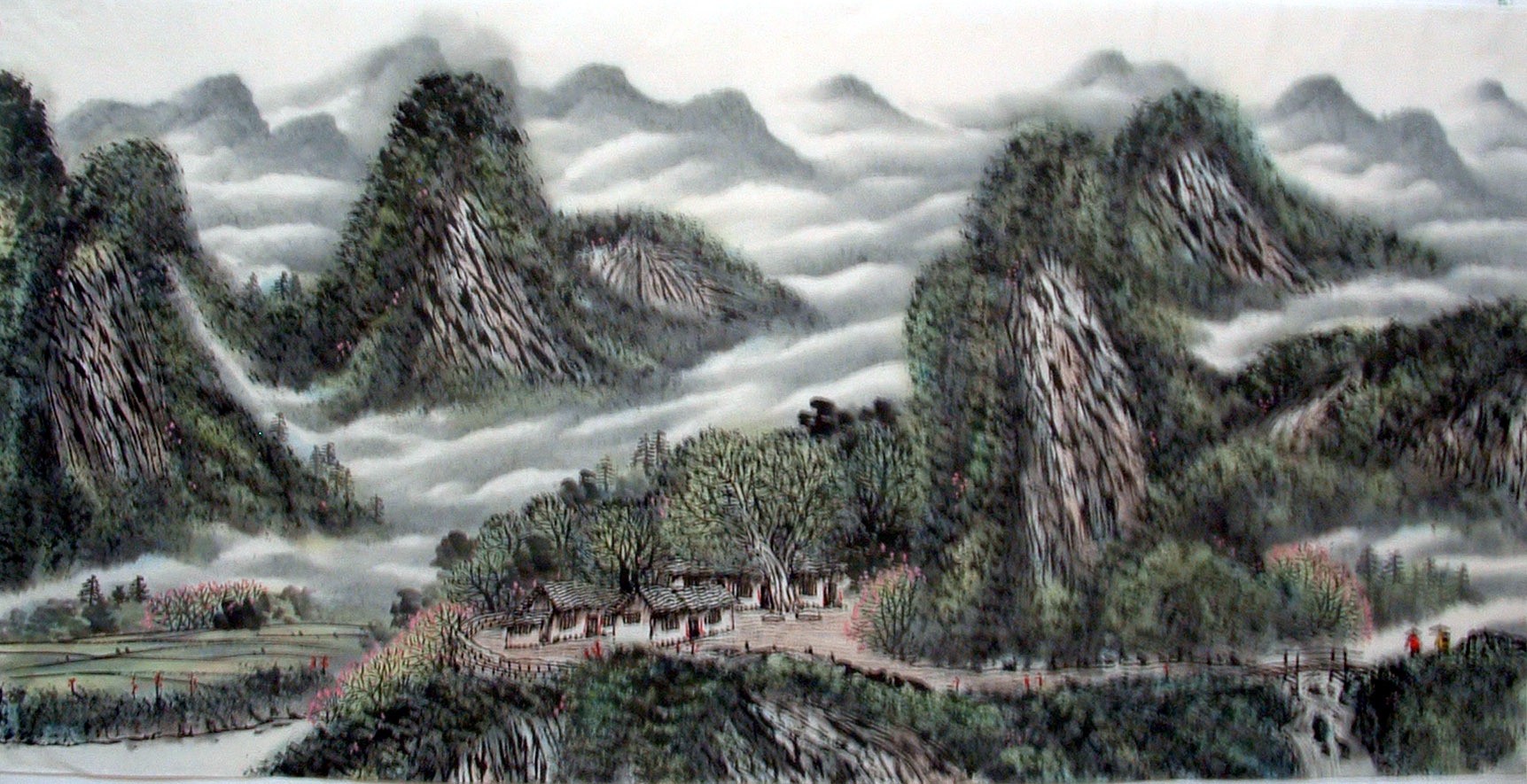 Chinese Landscape Painting - CNAG014420