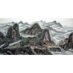 Chinese Landscape Painting - CNAG014421