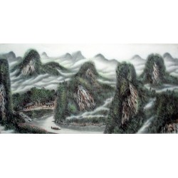 Chinese Landscape Painting - CNAG014422