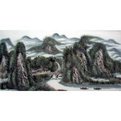 Chinese Landscape Painting - CNAG014423