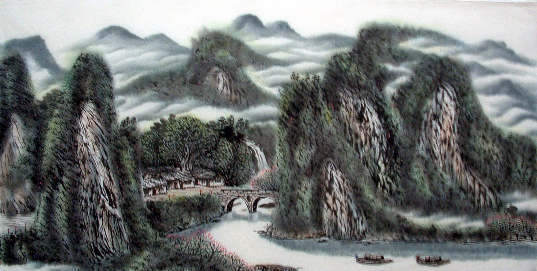 Chinese Landscape Painting - CNAG014423