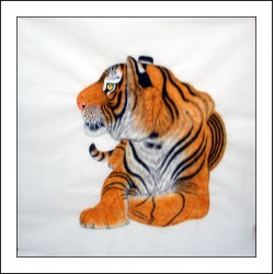 Chinese Tiger Painting - CNAG014429