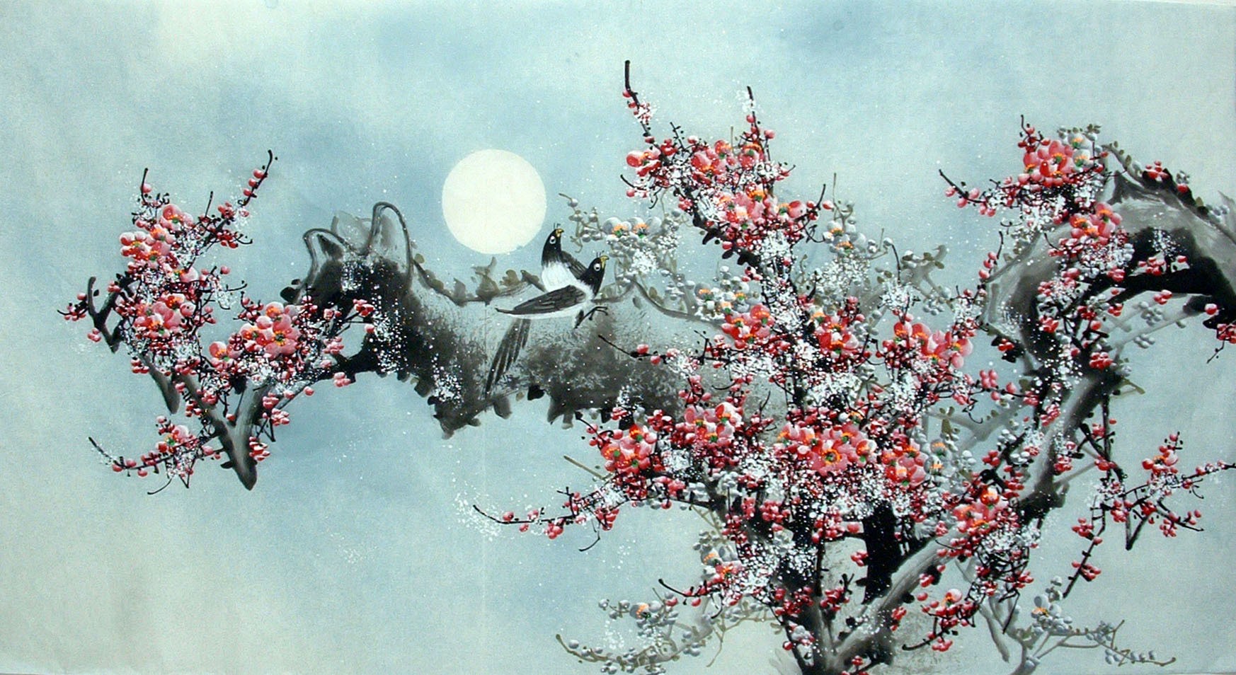 Chinese Flowers&Trees Painting - CNAG014433