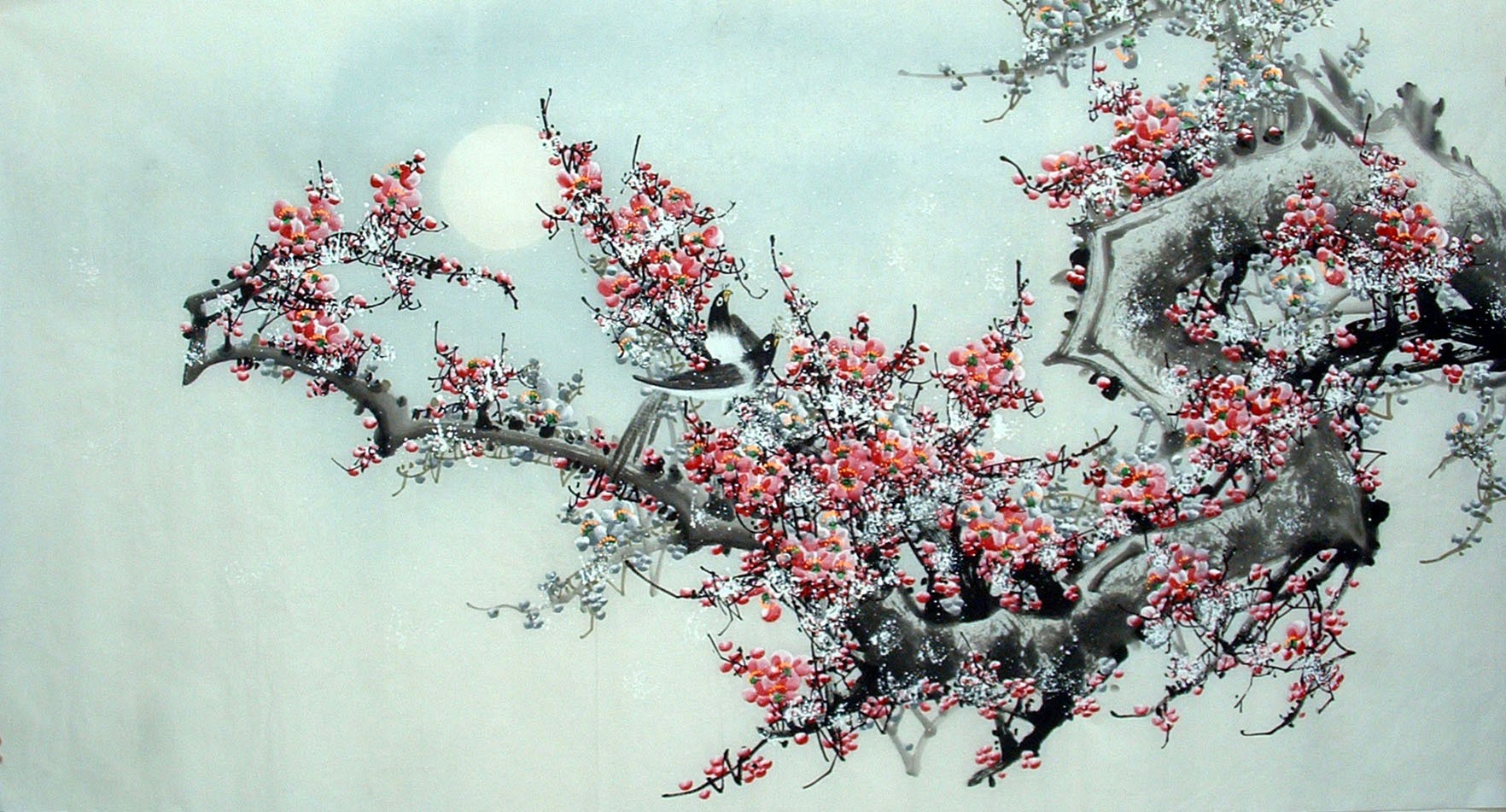 Chinese Flowers&Trees Painting - CNAG014435