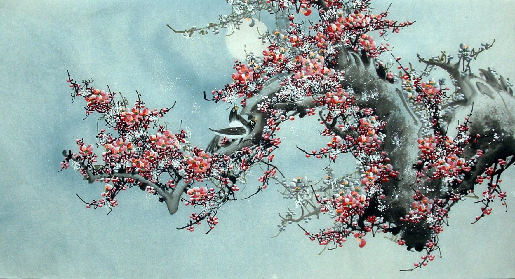 Chinese Flowers&Trees Painting - CNAG014437