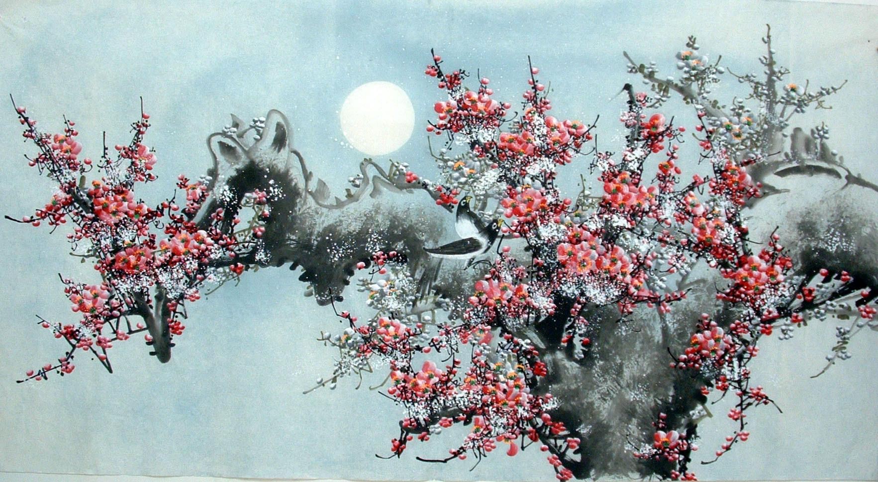 Chinese Flowers&Trees Painting - CNAG014438