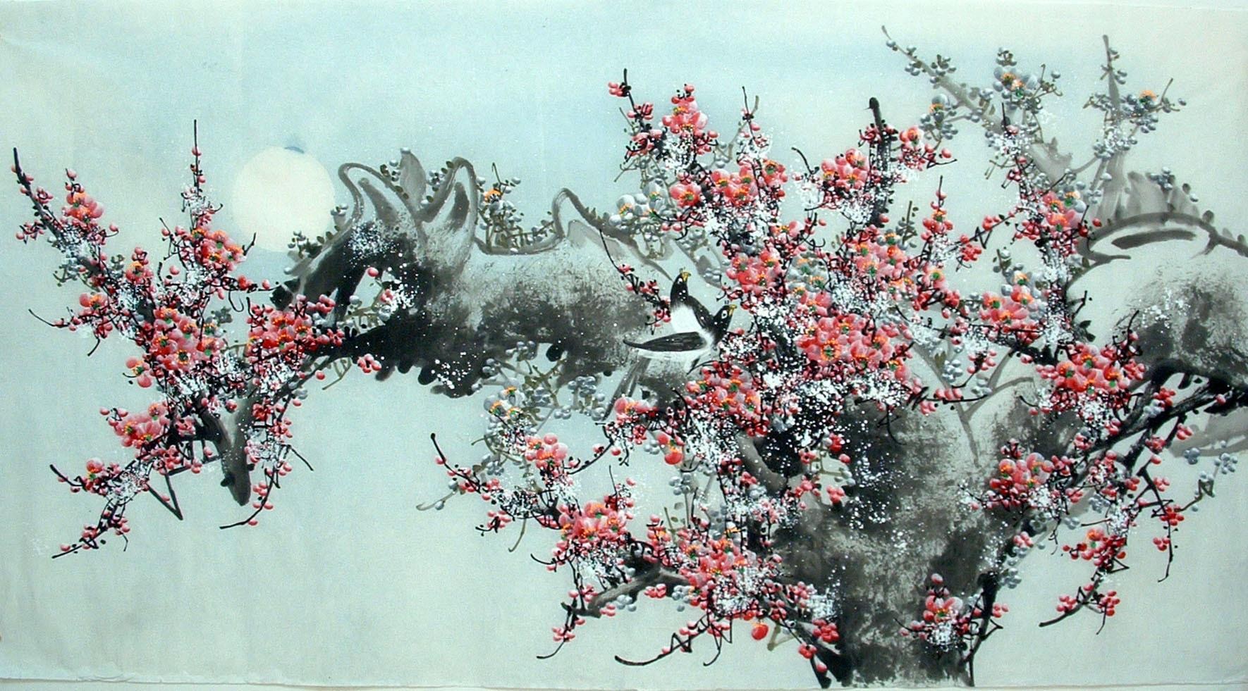 Chinese Flowers&Trees Painting - CNAG014441