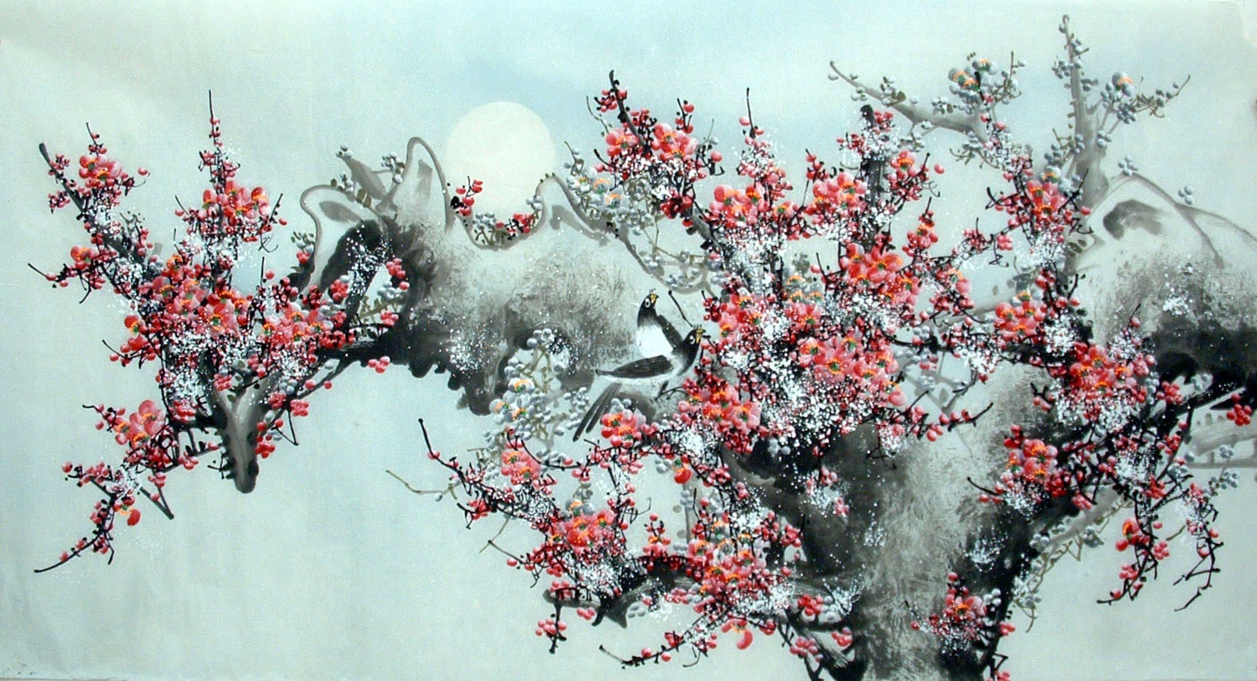 Chinese Flowers&Trees Painting - CNAG014442