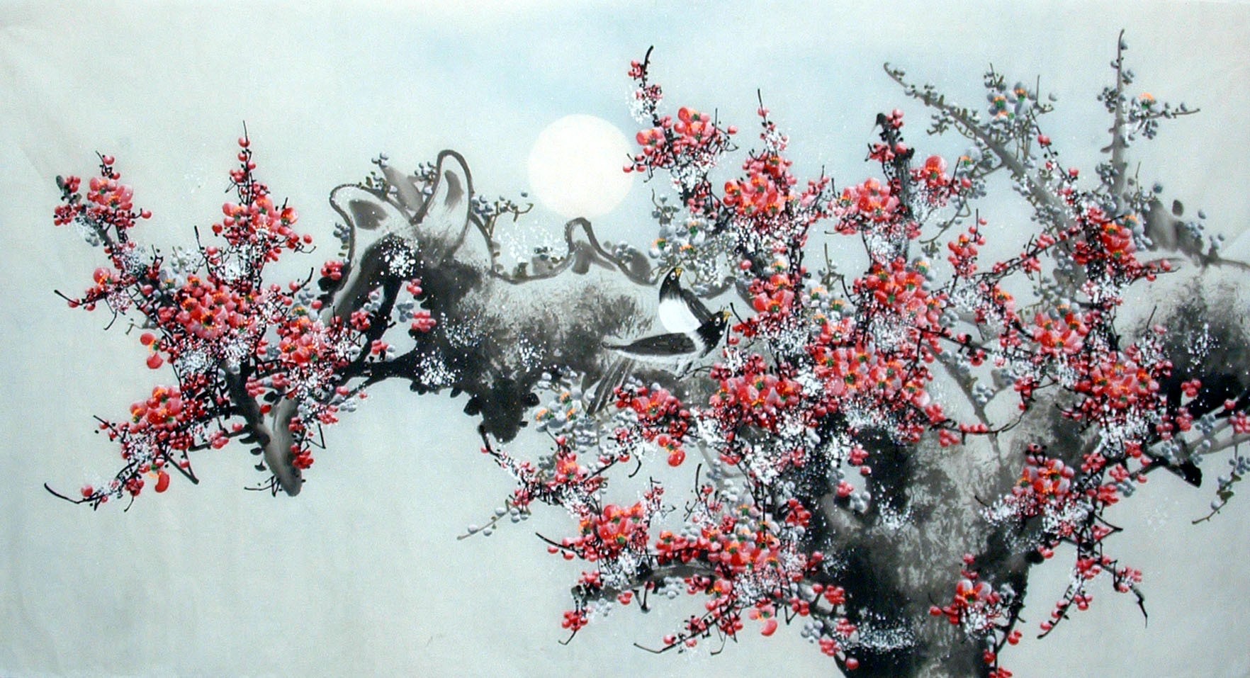 Chinese Flowers&Trees Painting - CNAG014443