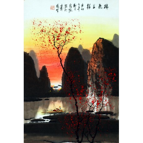 Chinese Landscape Painting - CNAG014446