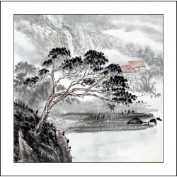 Chinese Landscape Painting - CNAG014447