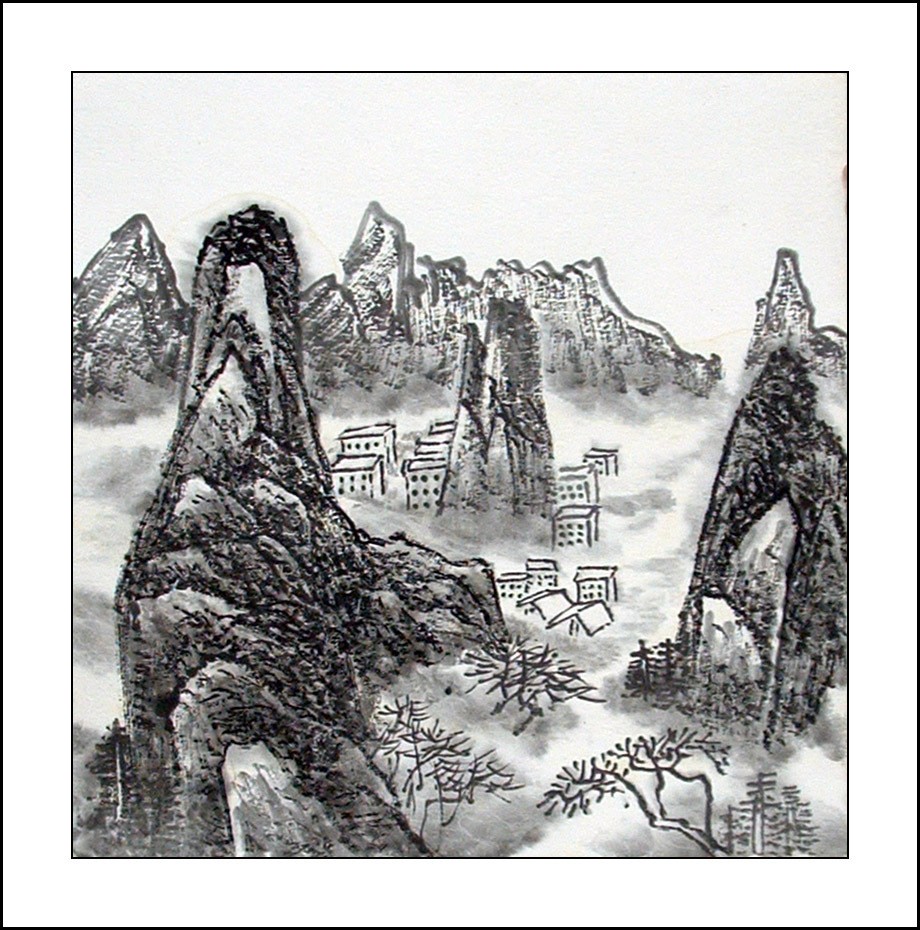 Chinese Landscape Painting - CNAG014448