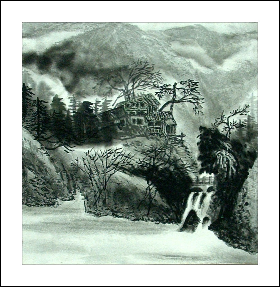 Chinese Landscape Painting - CNAG014449