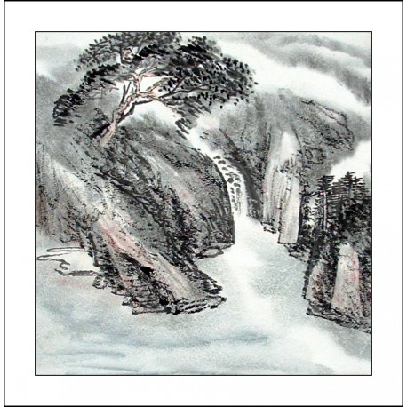 Chinese Landscape Painting - CNAG014451