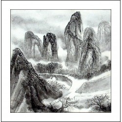 Chinese Landscape Painting - CNAG014452