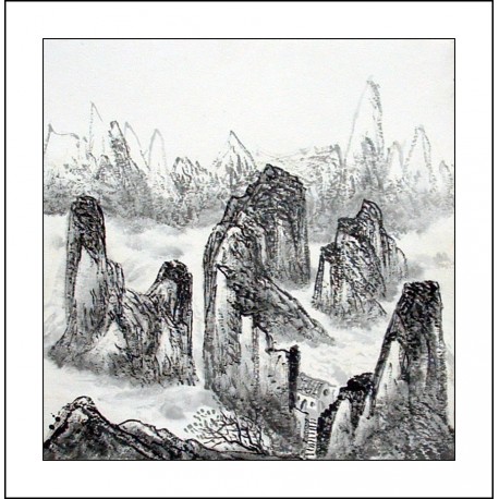 Chinese Landscape Painting - CNAG014453