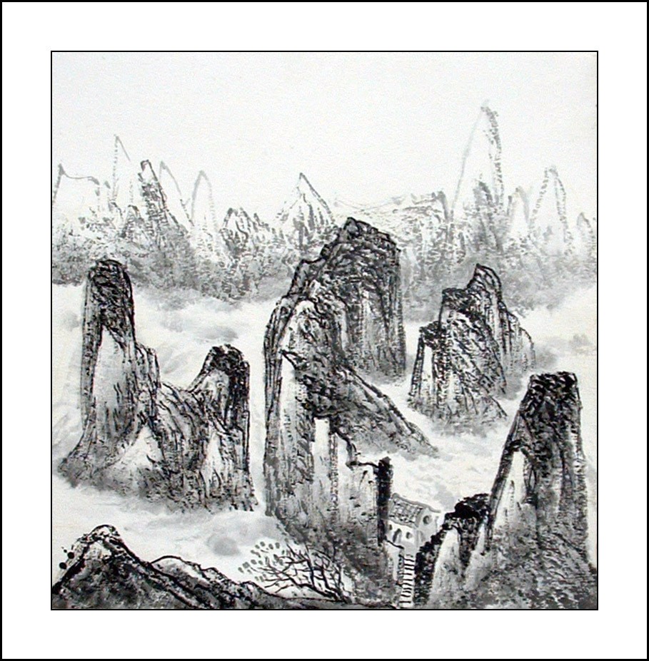 Chinese Landscape Painting - CNAG014453