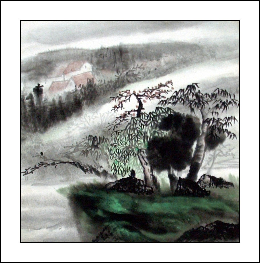 Chinese Landscape Painting - CNAG014455