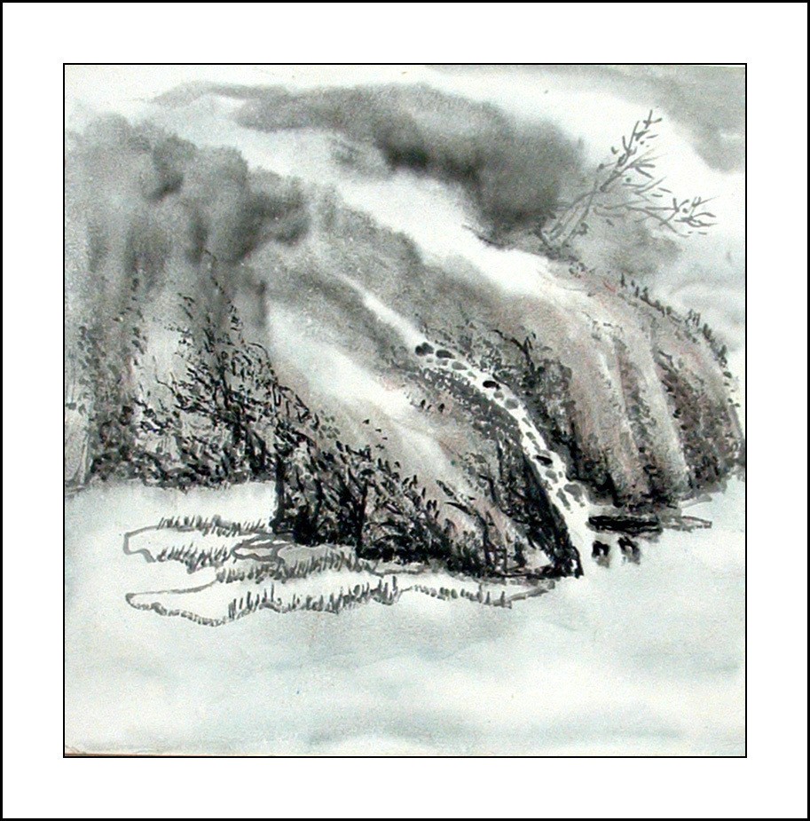 Chinese Landscape Painting - CNAG014456