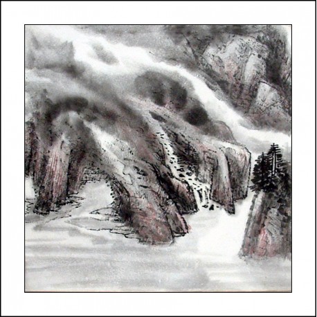 Chinese Landscape Painting - CNAG014457