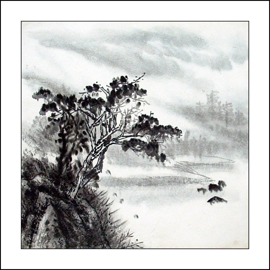 Chinese Landscape Painting - CNAG014458