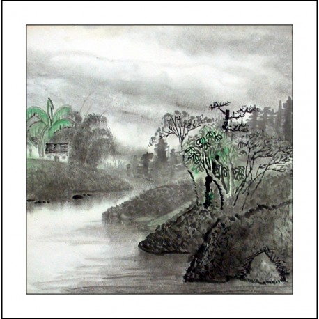 Chinese Landscape Painting - CNAG014459