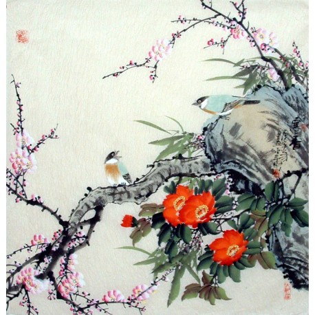 Chinese Flowers&Trees Painting - CNAG014475