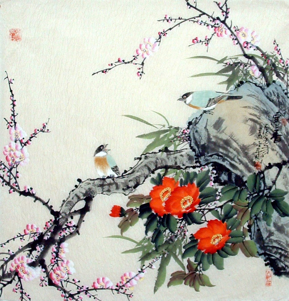 Chinese Flowers&Trees Painting - CNAG014475
