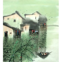 Chinese Water Township Painting - CNAG014483