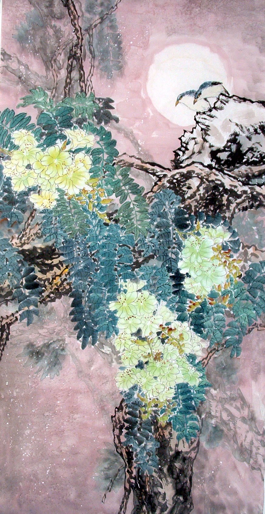 Chinese Lotus Painting - CNAG014487