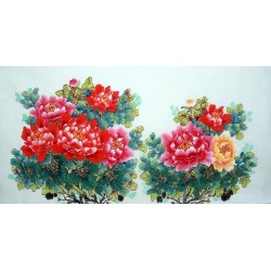 Chinese Peony Painting - CNAG014522