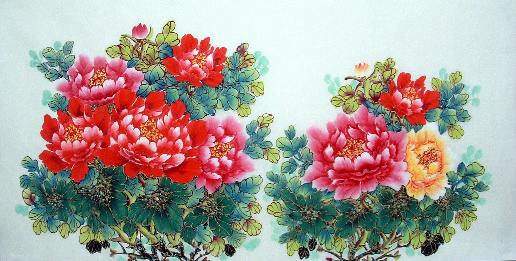 Chinese Peony Painting - CNAG014522