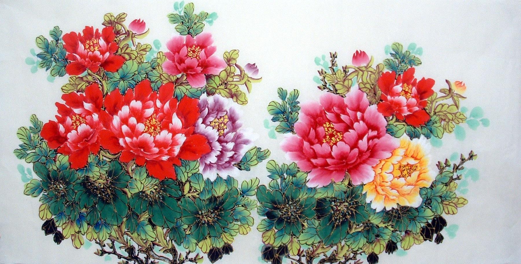 Chinese Peony Painting - CNAG014524