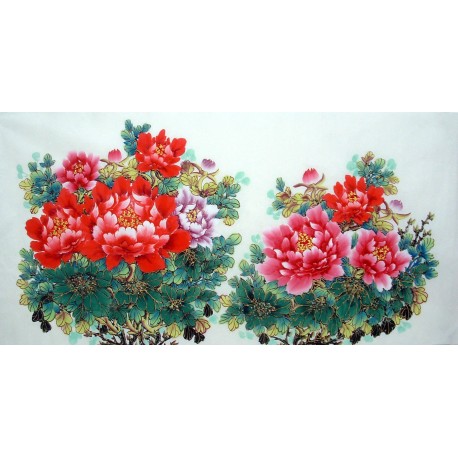 Chinese Peony Painting - CNAG014525